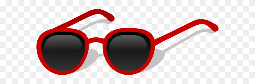 600x219 Cartoon Sun With Sunglasses Clipart - Glasses Clipart