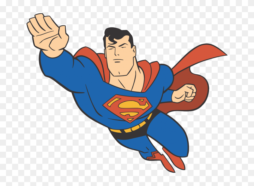 1600x1136 Cartoon Superhero Flying Png - Superman Flying PNG
