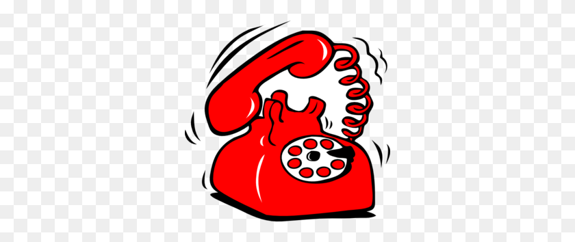 300x294 Cartoon Telephone Clipart - Talking On The Phone Clipart