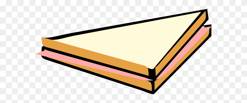 600x290 Cartoon Triangle Sandwich, Triangle Clipart Triangle Sandwich - Bonjour Clipart