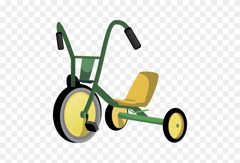 512x512 Cartoon Tricycle - Tricycle Clipart