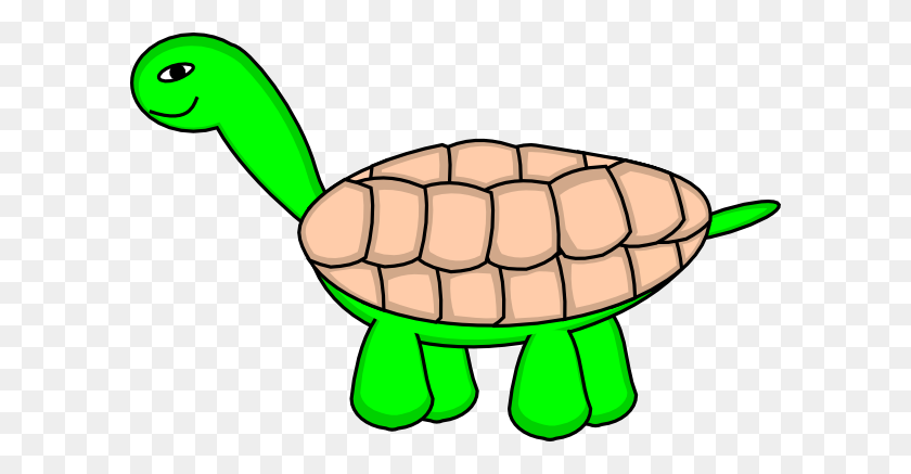 600x377 Cartoon Turtle Clip Art - Turtle Clipart Transparent