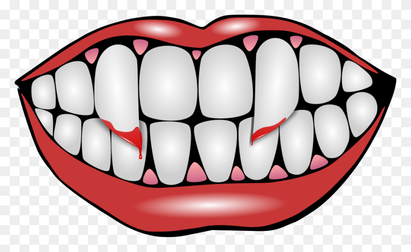 900x526 Cartoon Vampire Teeth Png Clip Arts For Web - Cartoon Mouth PNG