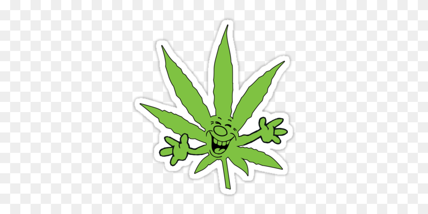 375x360 Обои Для Рабочего Стола Cartoon Weed - Cannabis Clipart
