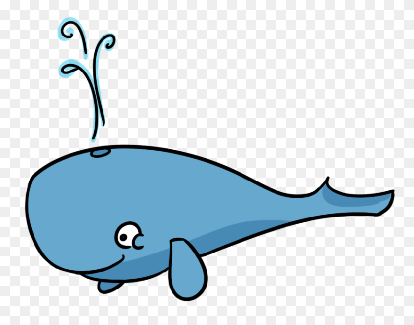 828x636 Cartoon Whale - Ms Office Clipart Free