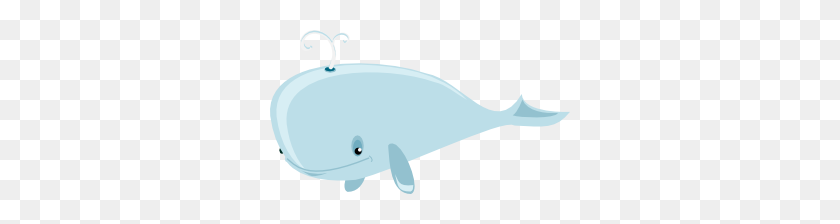 300x164 Cartoon Whale Clip Art - Beluga Clipart