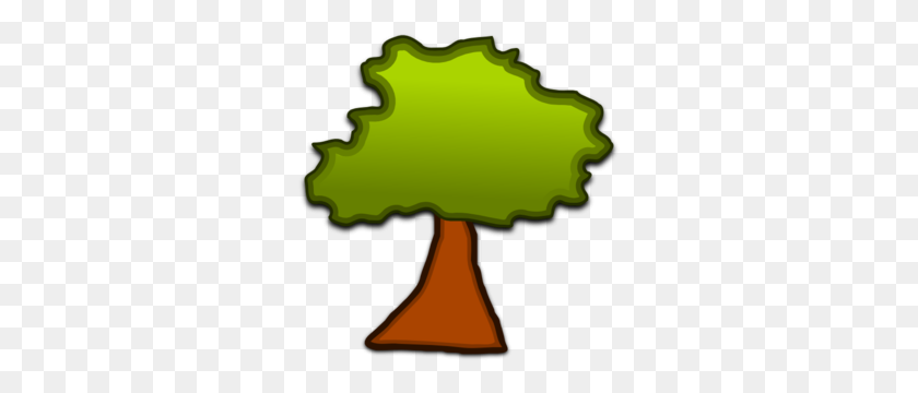 294x300 Cartoonish Tree Png, Clip Art For Web - Old Tree Clipart
