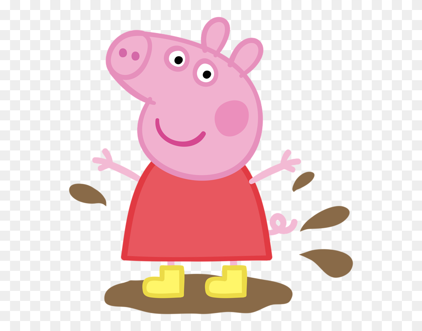572x600 Dibujos Animados De Peppa Pig, Cerdo - Piglet Png