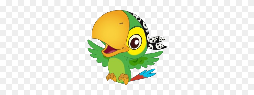 279x256 Cartoons Pirates, Neverland, Pirate Party - Pirate Parrot Clipart