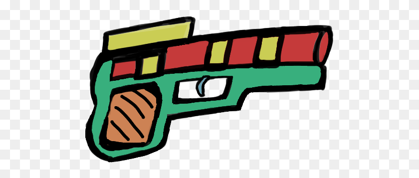 518x297 Cartoony Gun - Cartoon Gun PNG
