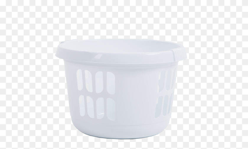 555x444 Casa Round Laundry Basket Ice White - Laundry Basket PNG