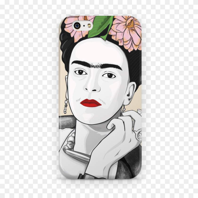 800x800 Case Frida Kahlo De Daniella Merly Caldas - Frida Kahlo PNG
