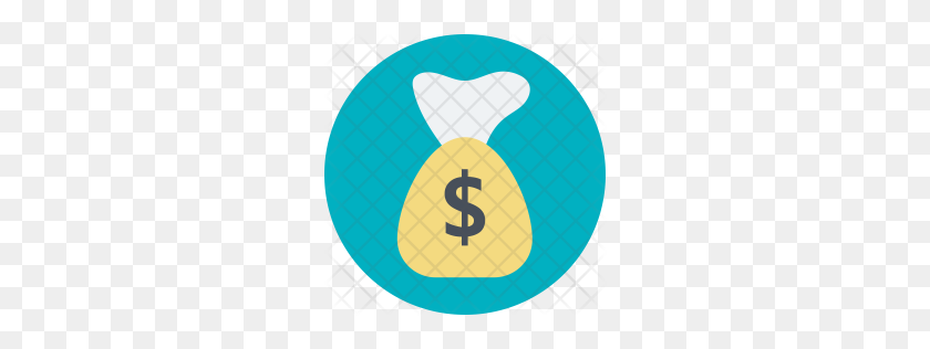 256x256 Cash Bag Icons - Money Symbol PNG