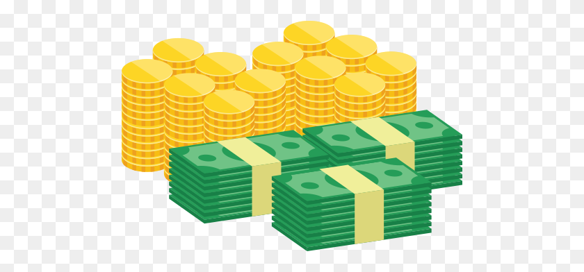 490x332 Cash Clipart Peso - Stack Of Money Clipart