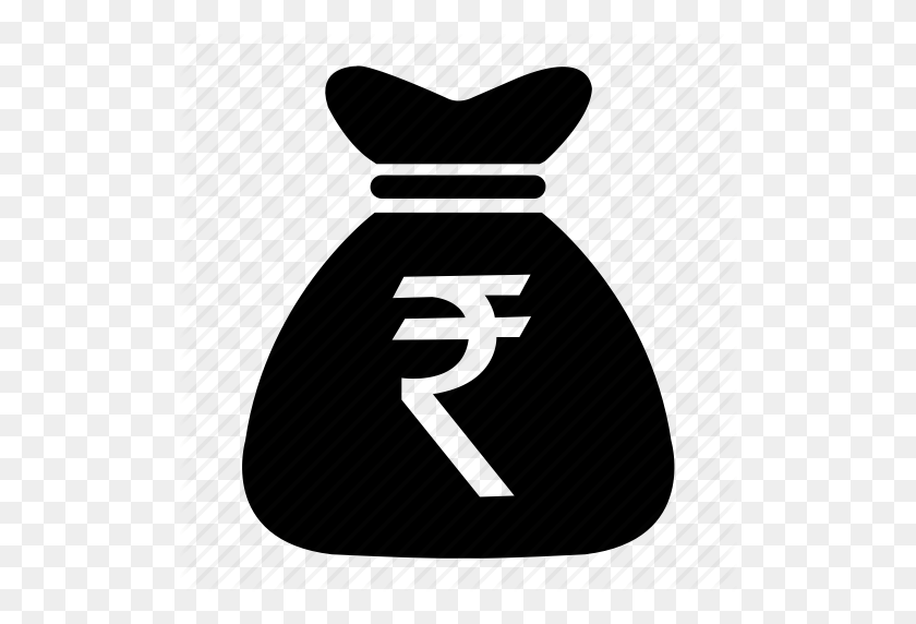 512x512 Cash, Coin, Currency, Currency Bag, Money, Money Bag, Rupee Icon - Money Bags PNG