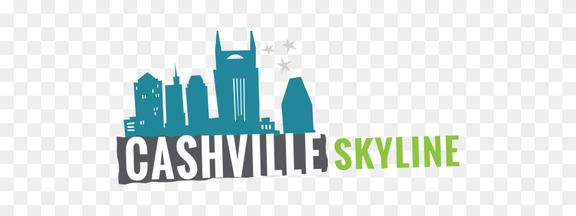 500x256 Cashville Skyline - Nashville Skyline PNG