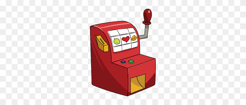 225x300 Casino Slot Machine Clipart - Token Clipart