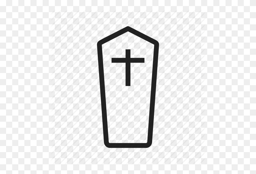 512x512 Шкатулка, Кладбище, Гроб, Смерть, Похороны, Кладбище, Деревянная Значок - Деревянный Знак Png
