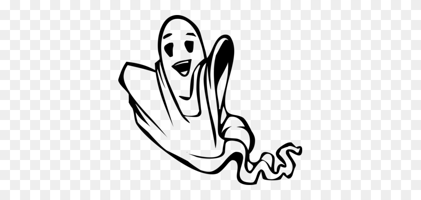 367x340 Casper Ghostface Drawing Halloween - Ghost Face Clipart