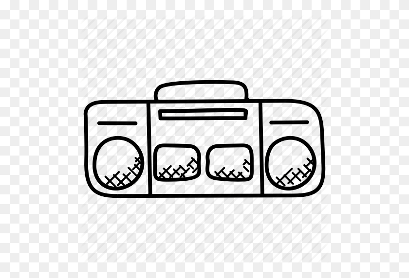 512x512 Cassette, Cassette Player, Dictaphone, Old Tape Recorder, Recorder - Tape Recorder Clipart