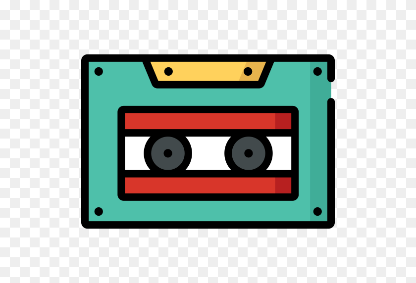 512x512 Cassette Icon With Png And Vector Format For Free Unlimited - Cassette PNG