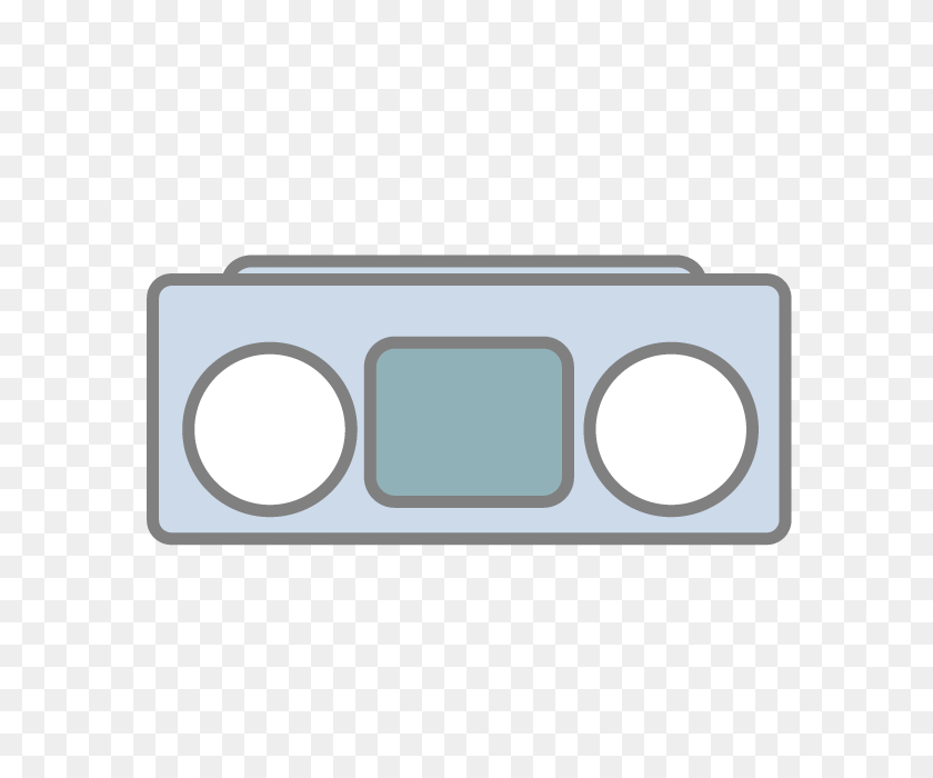 640x640 Cassette Player Free Icon Material Illustration Clip Art - Cassette Clipart