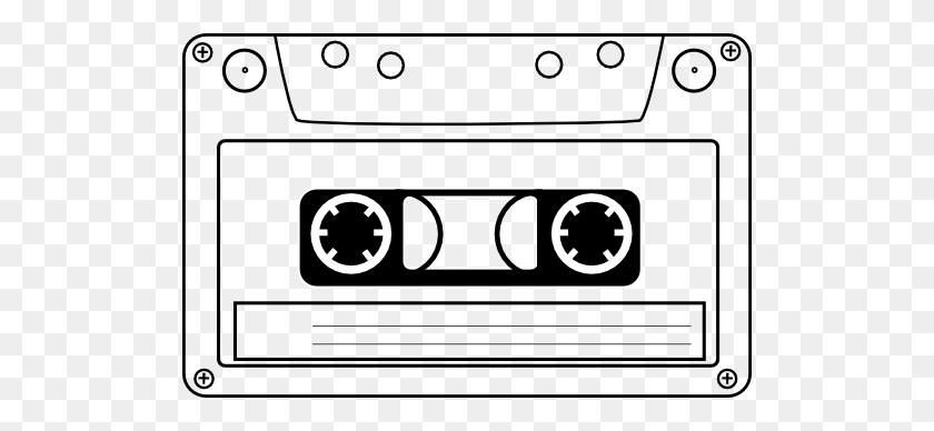 512x328 Cassette Tape Clip Art - Tape Clipart