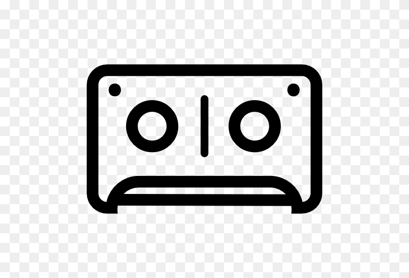 512x512 Cassette Tape Icon Free Icons Download - Cassette Tape Clipart