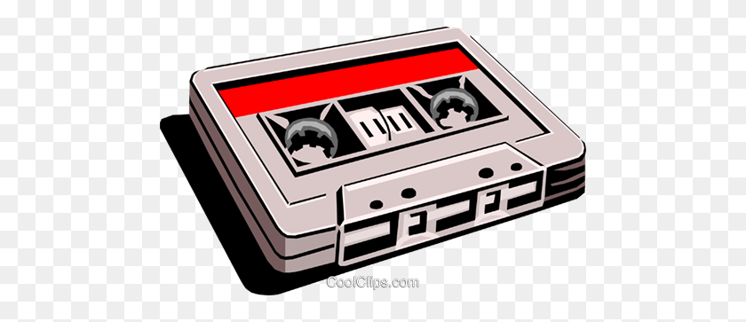 480x303 Cassette Tape Royalty Free Vector Clip Art Illustration - Cassette Tape Clipart