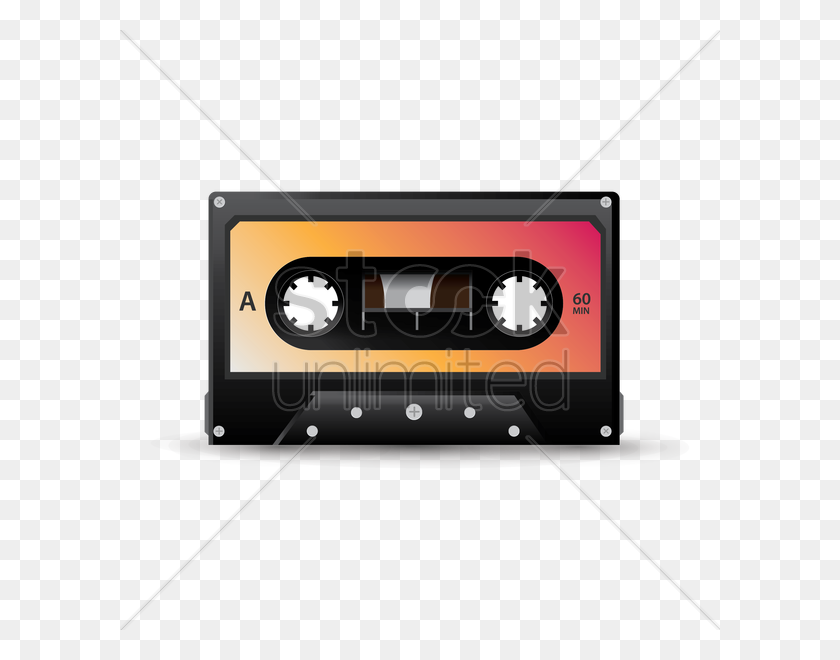 600x600 Cassette Tape Vector Image - Cassette Tape PNG