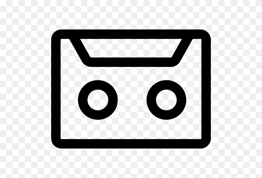 512x512 Cassettes, Tapes, Music Player, Cassette, Music, Cassette Tape Icon - Cassette Tape Clipart
