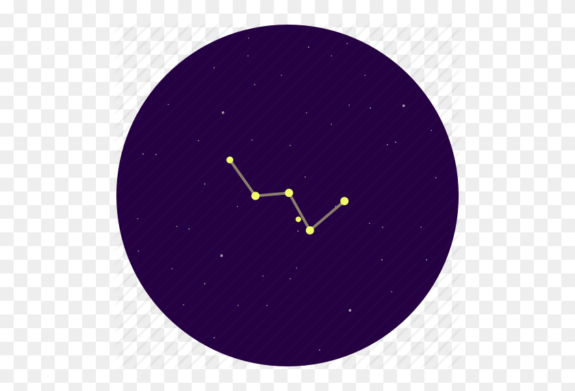 512x512 Кассиопея, Созвездие, Небо, Значок Звезды - Созвездия Png