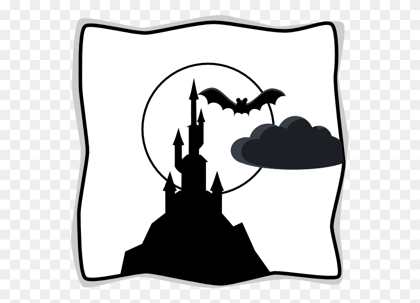 555x547 Castle Black Cliparts - Disneyland Castle Clipart