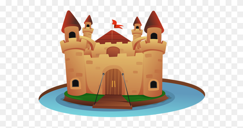600x385 Castle Cartoon Png Clip Art - Castle Clipart Free