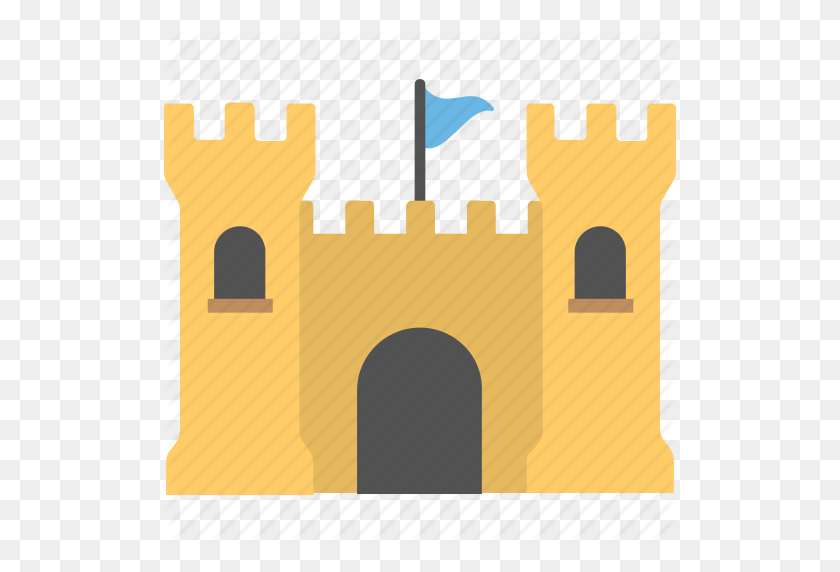 512x512 Castle, Citadel, Fort, Fortress, Military Building Icon - Duplex Clipart