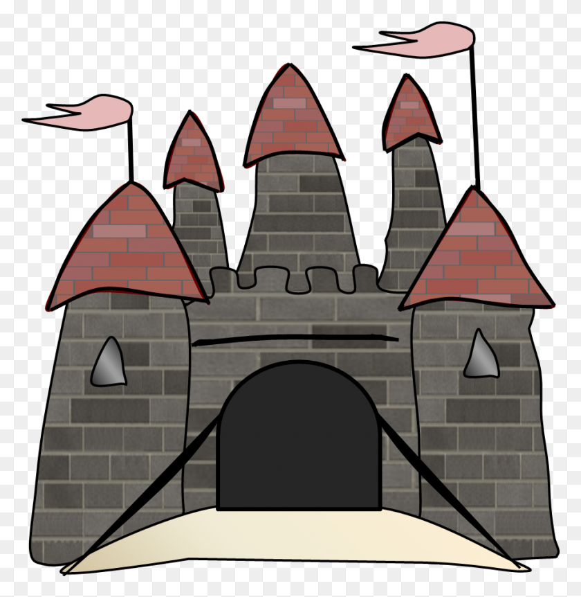915x941 Бесплатные Изображения Замков - Disney Castle Clipart Free