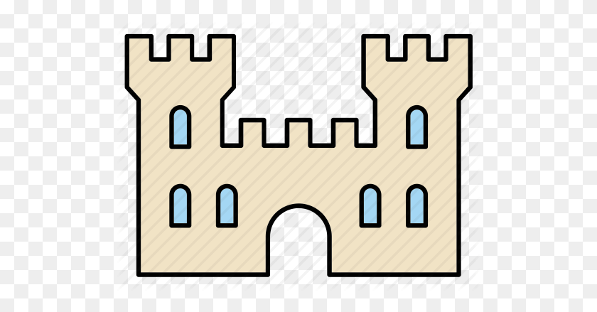 512x379 Замок, Строительство, Крепость, Средневековье, Средневековье, Башня, Стена - Средневековый Замок Клипарт
