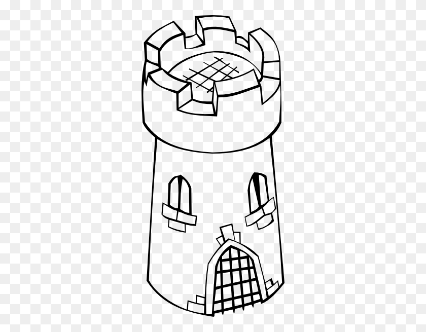 282x595 Castle Drawing Cliparts - Disney Castle Clipart Black And White