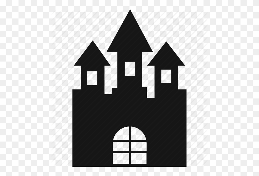 512x512 Castle, Halloween, Haunted Mansion, Mansion Icon - Haunted Mansion Clipart