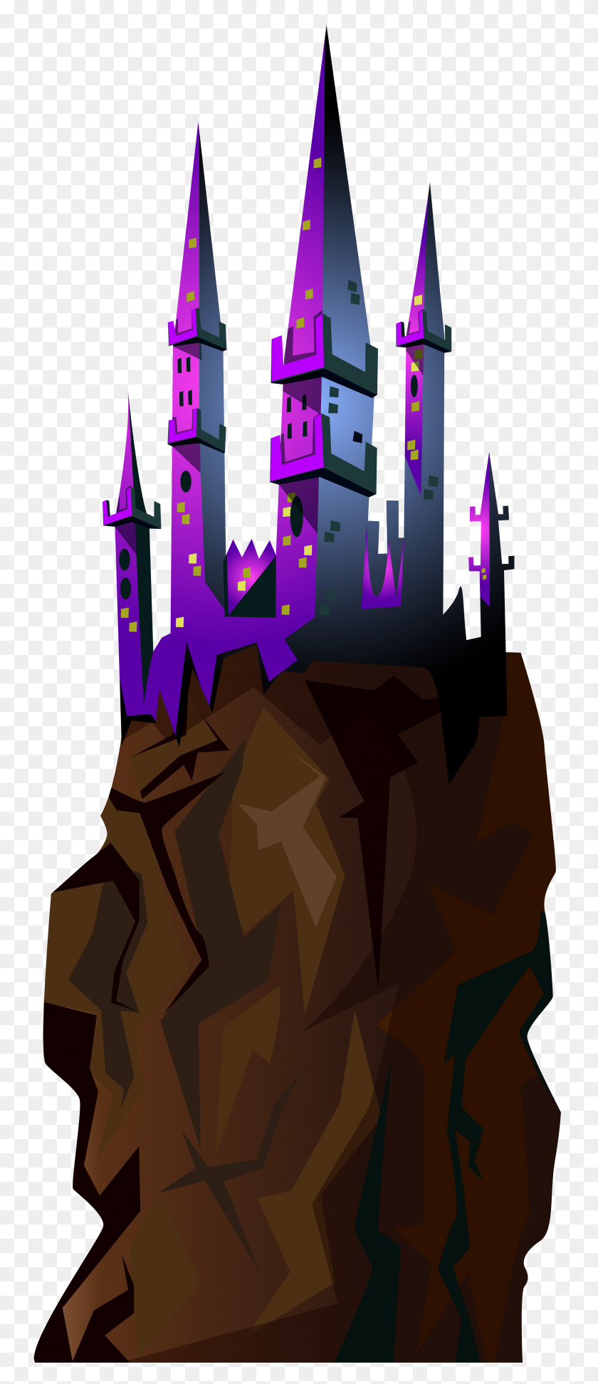 3312x8000 Castle On The Rock Transparent Png Clip Art Gallery - Rock PNG