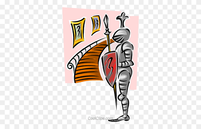 320x480 Castlesuit Of Armor Libre De Regalías Clipart Vectorial Ilustración - Traje De Clipart
