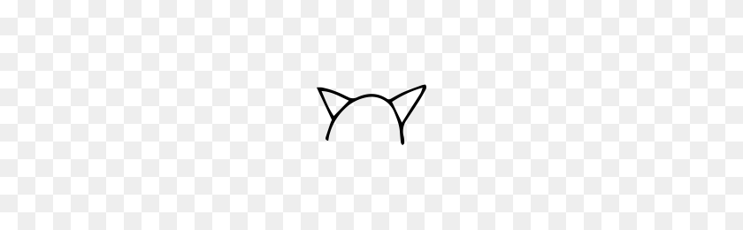 200x200 Cat Ears Icons Noun Project - Cat Ears PNG