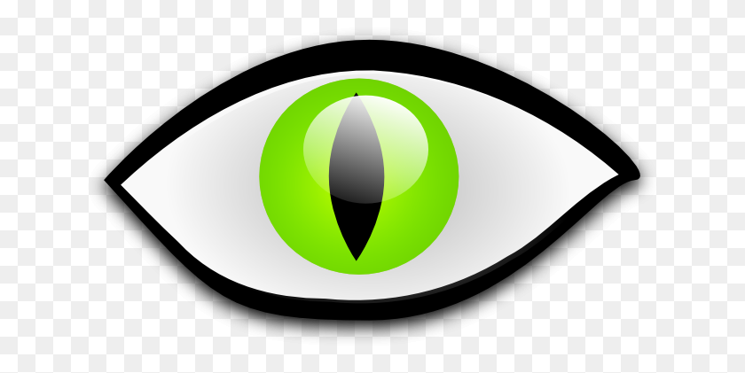 649x361 Кошачий Глаз В Зеленый Цвет С Черным Клипартом - Зеленые Глаза Клипарт