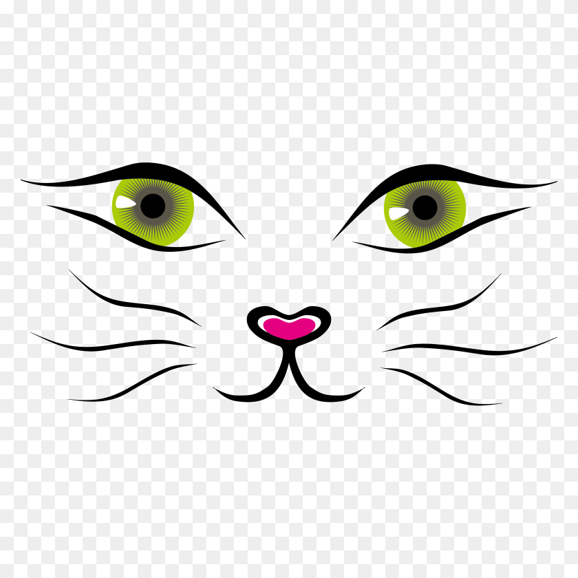 2700x2700 Cat Face Clipart Free Download Clip Art On Birthday - Cat Face Clipart
