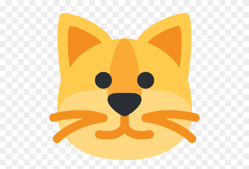 512x512 Cara De Gato Emoji - Gato Emoji Png