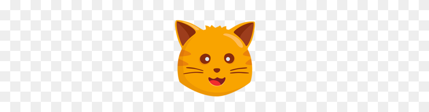 160x160 Cara De Gato Emoji En Messenger - Gato Emoji Png