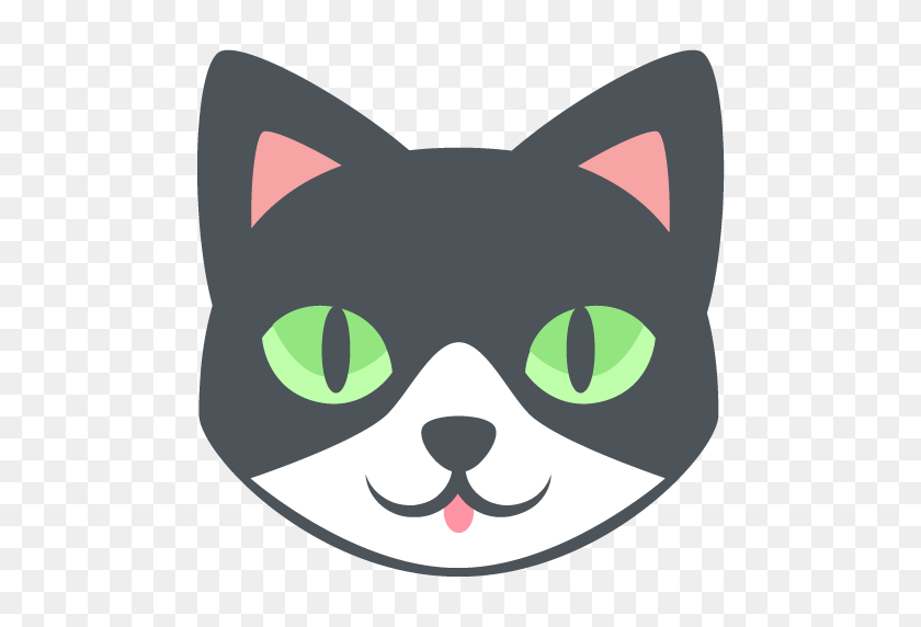 512x512 Cat Face Emoji Vector Icon Free Download Vector Logos Art - Cat Face PNG
