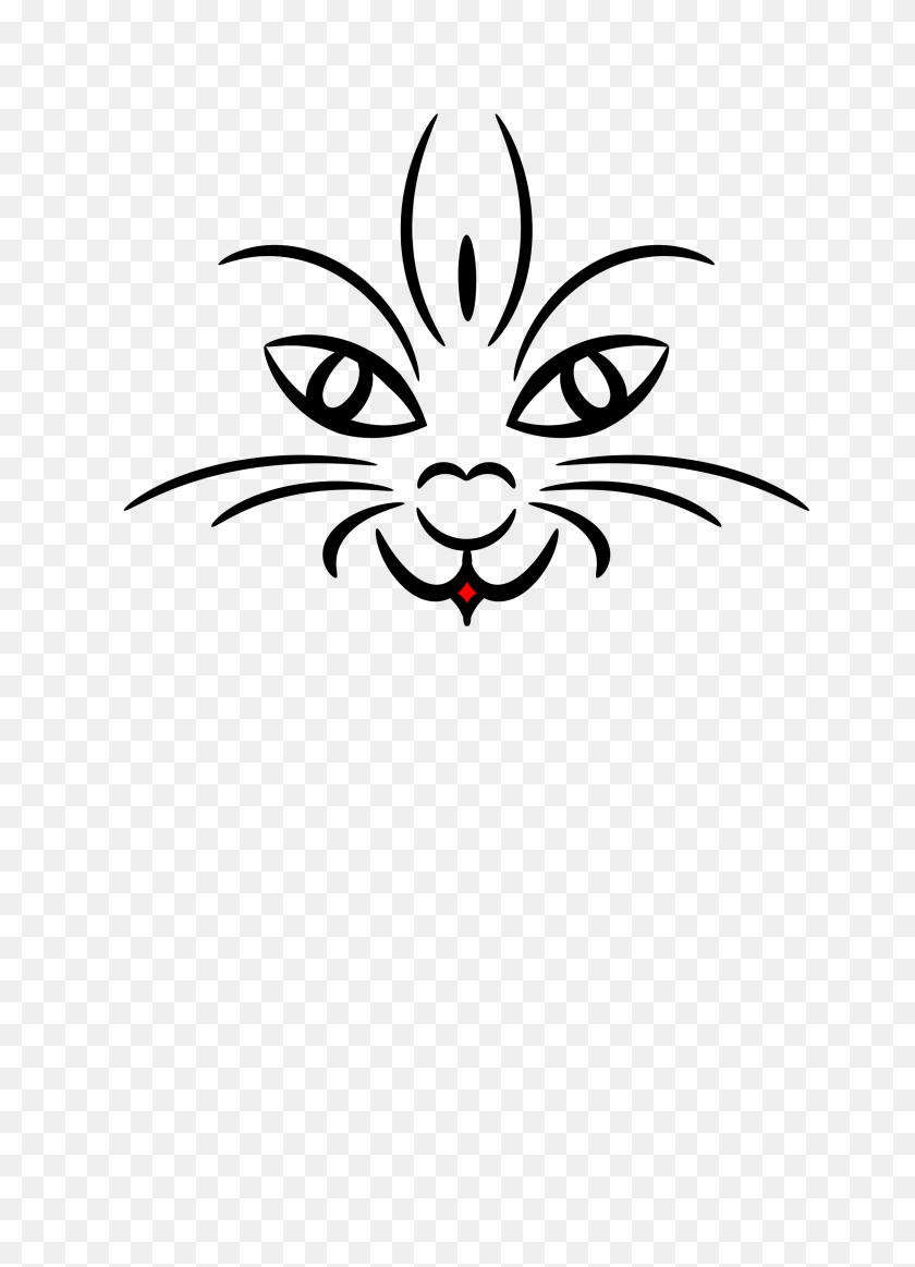 2400x3394 Cat Face Icons Png - Cat Face PNG