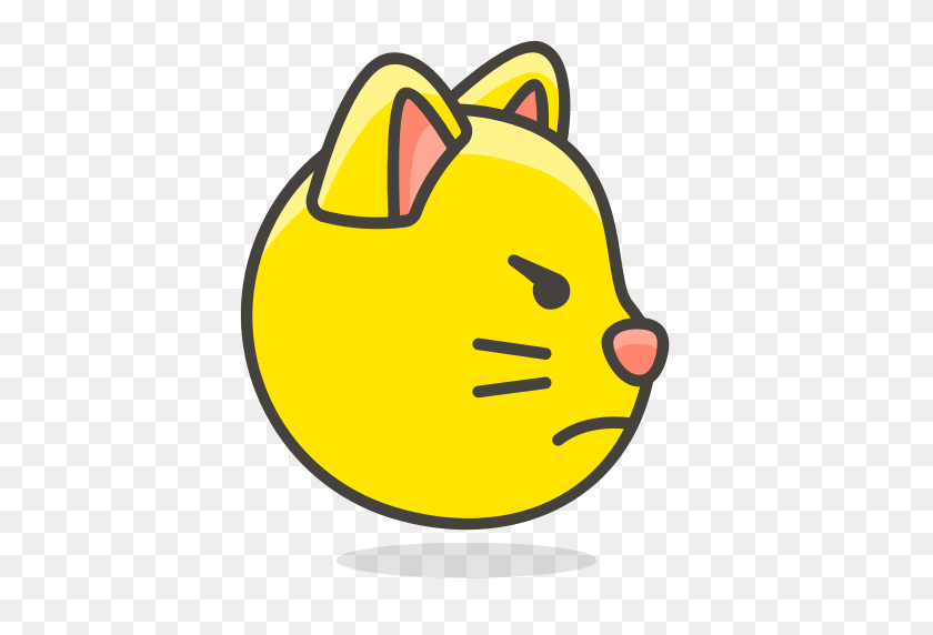 512x512 Cat, Face, Pouting Icon - Cat Face PNG