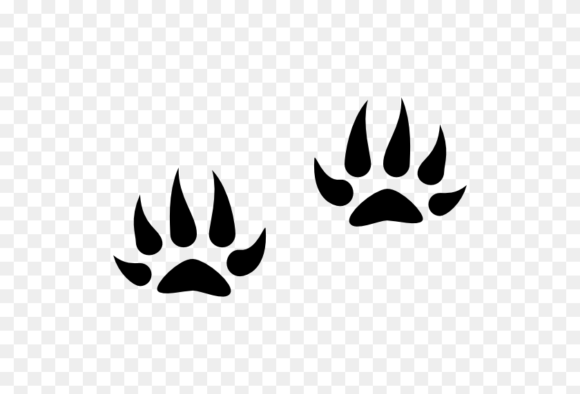 512x512 Cat Icon - Cat Paw Print PNG